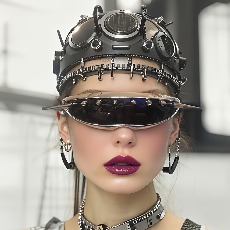 CANKUYZ Cyberpunk Devil Glasses for Halloween & Themed Parties