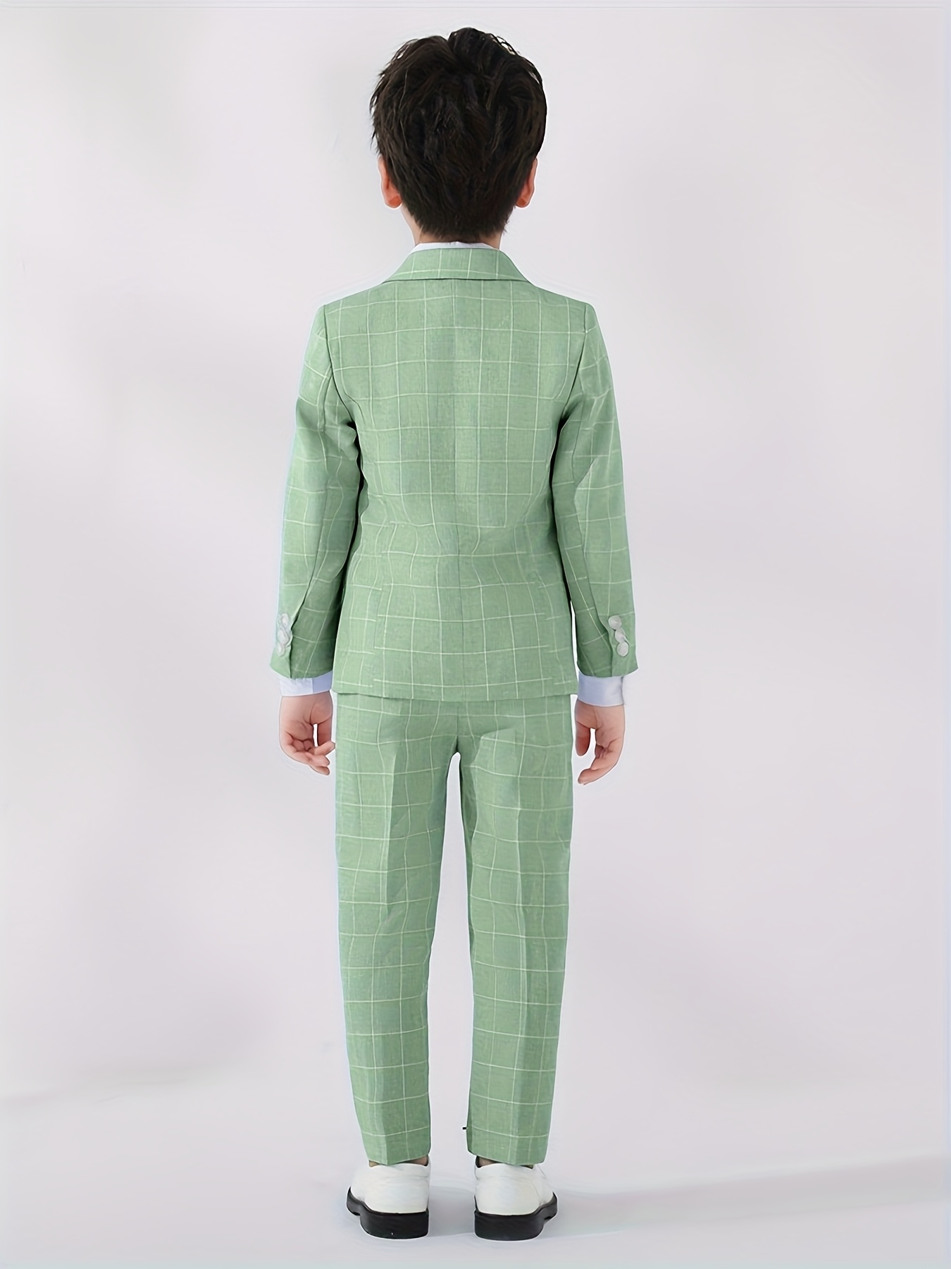 elegant boys 3pcs suit set formal jacket bow Temu Canada