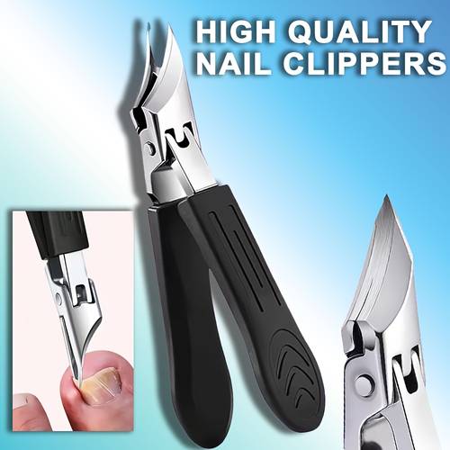 professional trimming of thick and hard nails stainless steel nail care with labor saving nail clippers wide opening toenail clippers suitable for of thick nails and ingrown nails for toenails and care