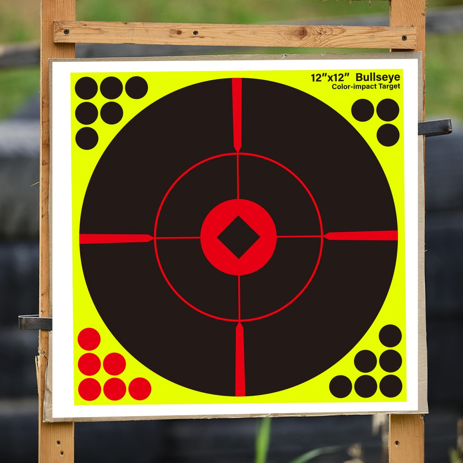 Self Adhesive Splatter Targets - 3 Round Reactive Paper Targets For Shooting For Rifle Bb Gun Pellet Archery Bow 100 Targets