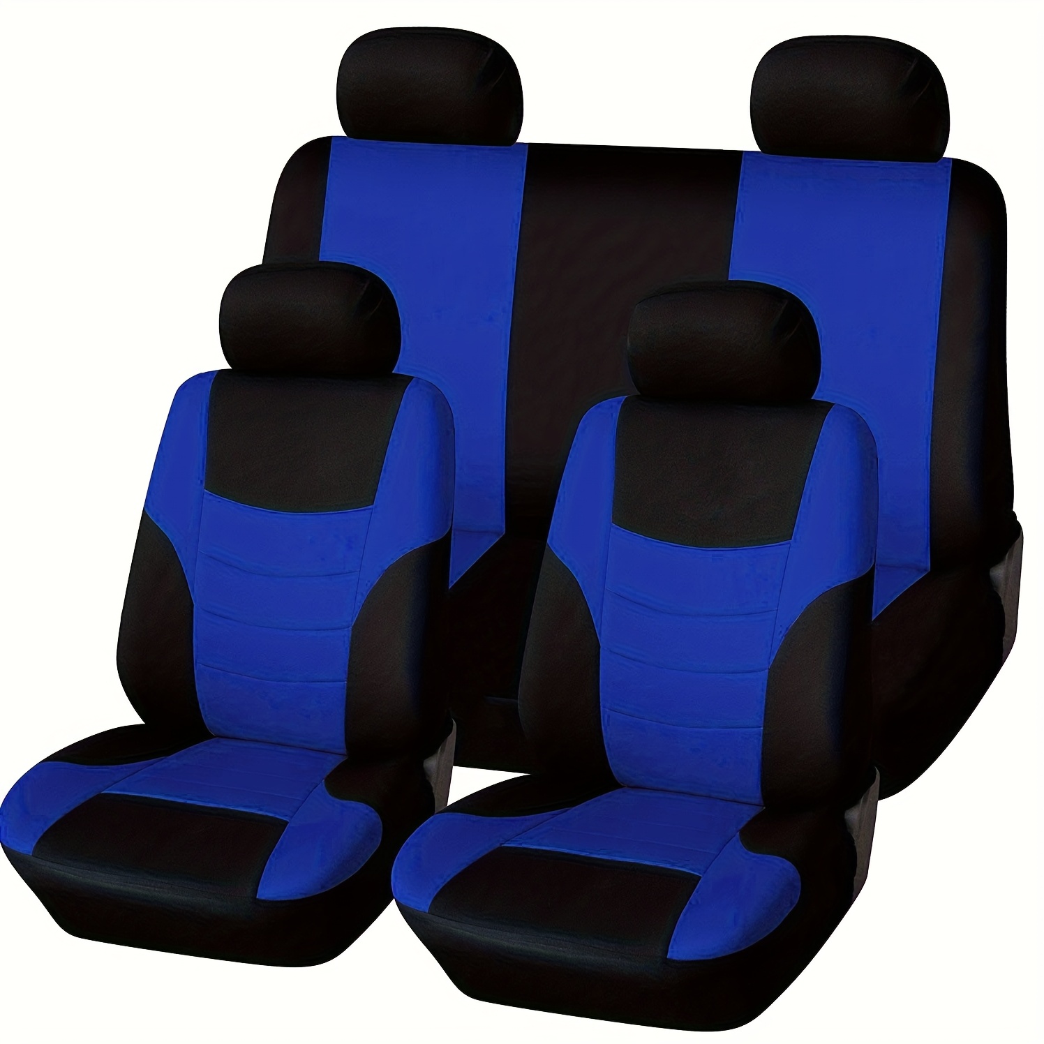 TEMU Car Seat Covers For 5 , Made Of Breathable Fabric, Suitable For All , Durable, And Compatible With Most Five-seater Vehicles