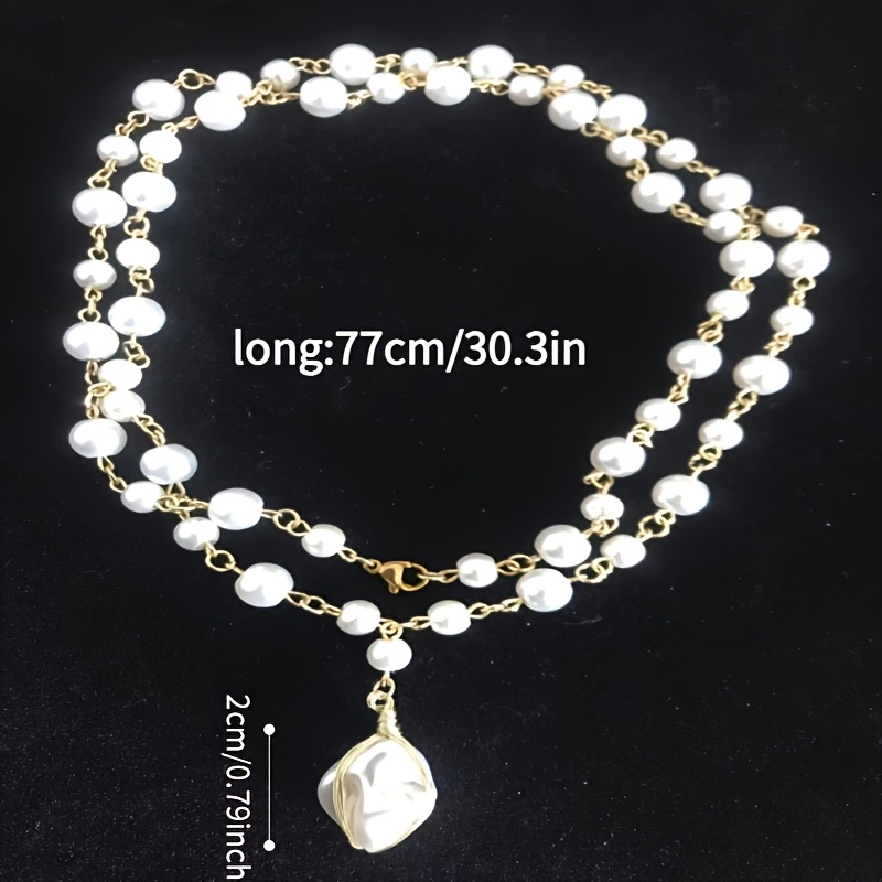 Women's Baroque Necklace for Sweater Chains