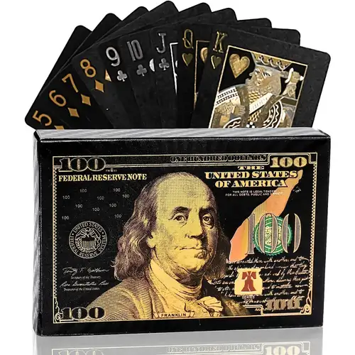 a set of senior black rose playing cards, black playing card , creative playing cards set, handcrafted shiny golden patterns, durable flexible plastic playing cards, anti-bending, easy to clean, suitable for parties, a set of senior black rose playing cards, black playing card , creative playing cards set, handcrafted shiny golden patterns, durable flexible plastic playing cards, anti-bending, easy to clean, suitable for parties,