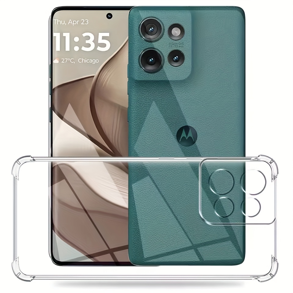 phone case for moto edge 50 neo case transparent soft tpu phone cover