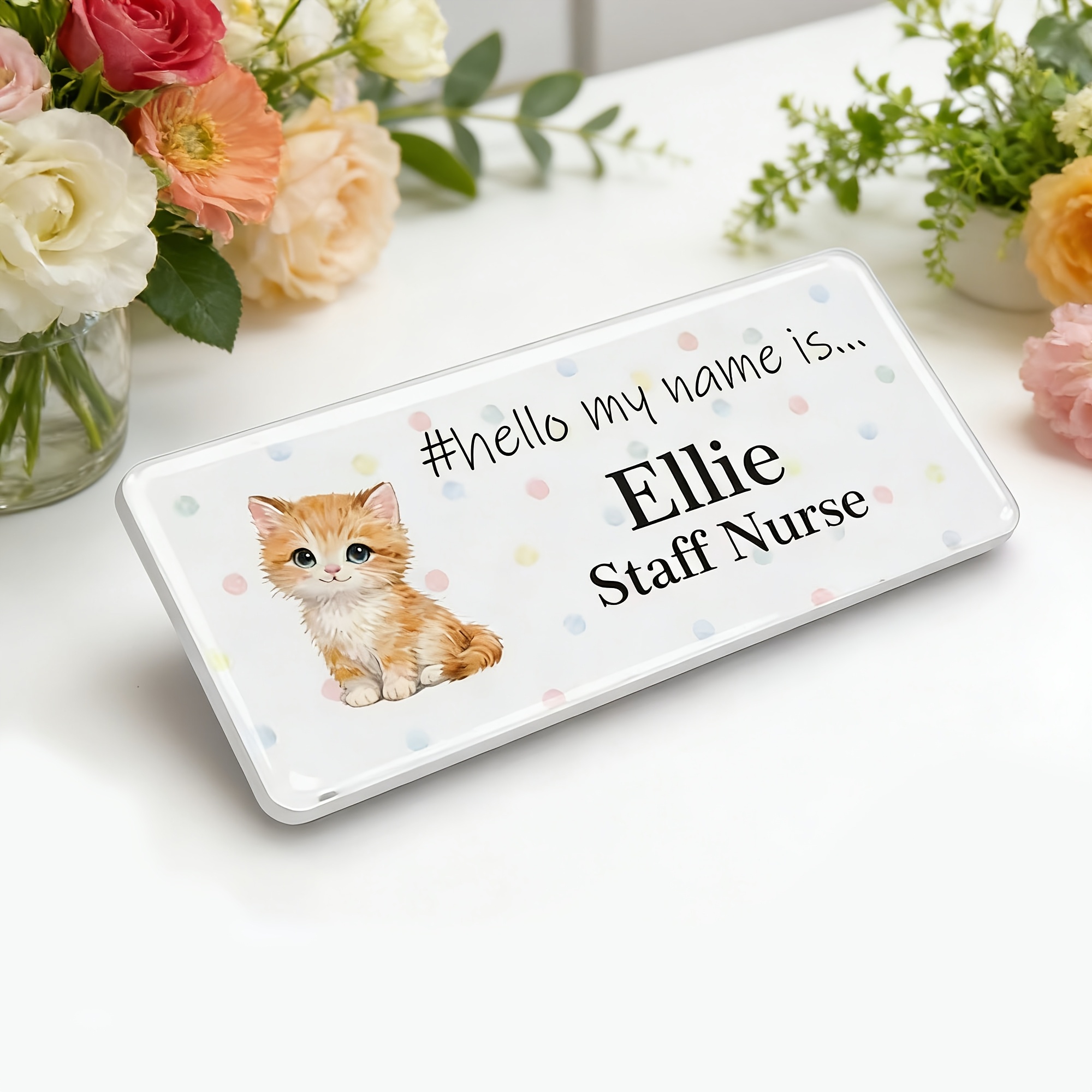 TEMU Personalized Badges, Customized Name Badges, Cute Animal Badges, Teacher Badges, Nurse Badges, Doctor Badges, Personalized Gifts, Cute Badges,