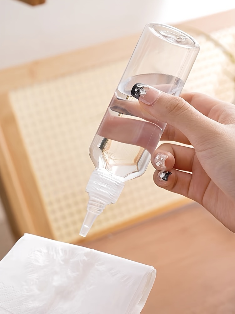 transparente kleine sprühflasche höhe 14 3cm durchmesser 3