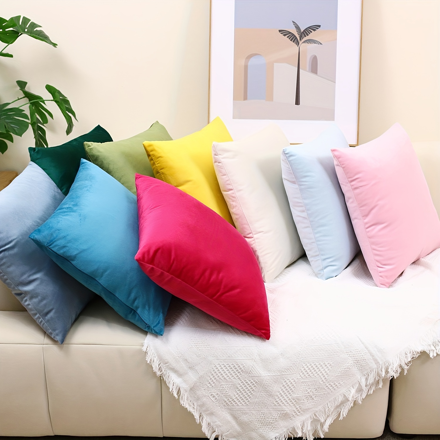 

1pc, And , , , 18in*18in, , , Sofa, Car , Cushioncover No ,