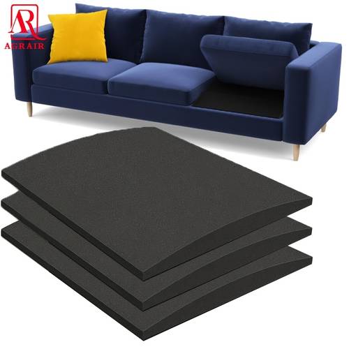 item picture 1 2 3pcs black high elastic sponge sofa support for sunken cushion sofa support repair 50 1cm x 50 1cm x 5 1 seat sink repair high density support