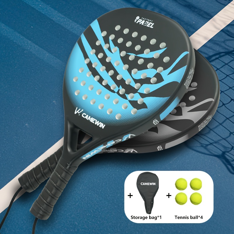 BatZoom Padel Tennis Racket, sale Powerful Carbon Pop Tennis Paddle Racquet, Bag Incl