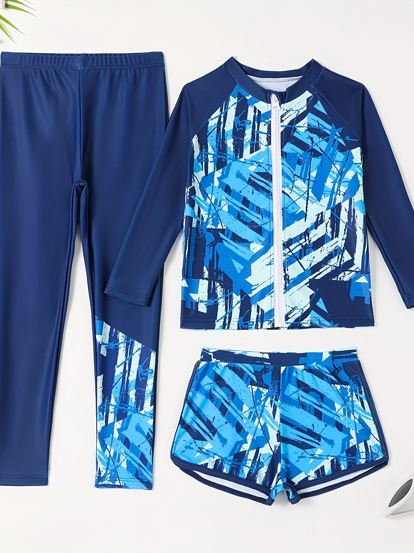 thumbnail image 2 of Quad Seven Baby Boys' 3 Piece Rash Guard Set - Zambia 2 of 9