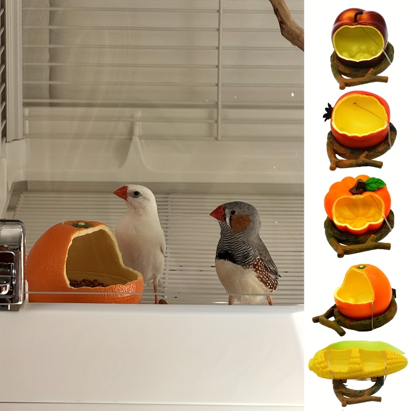 鳥かご用の餌箱 オウム用の給餌ボックス インコや 用の水入れ 鳥かごの