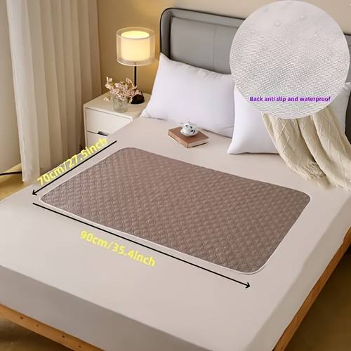 1pc washable cotton incontinence pad leak proof mattress protector for elderly menstrual use non woven fabric multiple sizes colors home care essential elderly bedding protection quilted texture design nonwoven fabric pad mattress protector waterproof