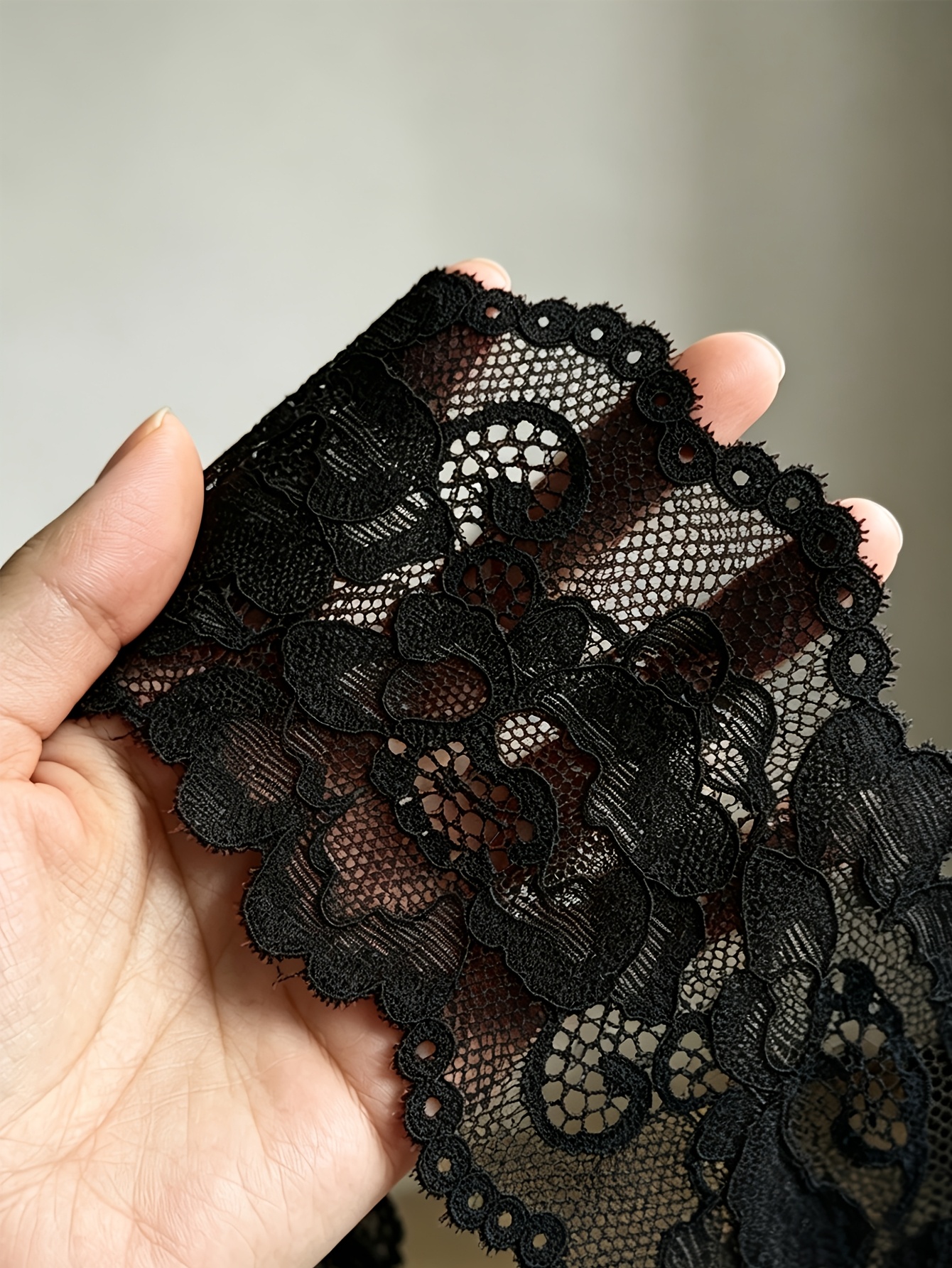 12pcs Women's Thong Underwear - Sexy Lace Trim V-Thong Panties, Soft Breathable Multi-Color Assortment (Navy, Burgundy, Black, Grey, Pink) - Comfortable Stretchy Everyday Low-Waist Lace-Like Undies for All-Day Wear - Image 10