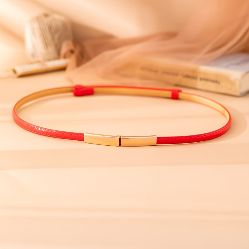 Women's Fresh Adjustable Belt Accessory for Versatile Dresses