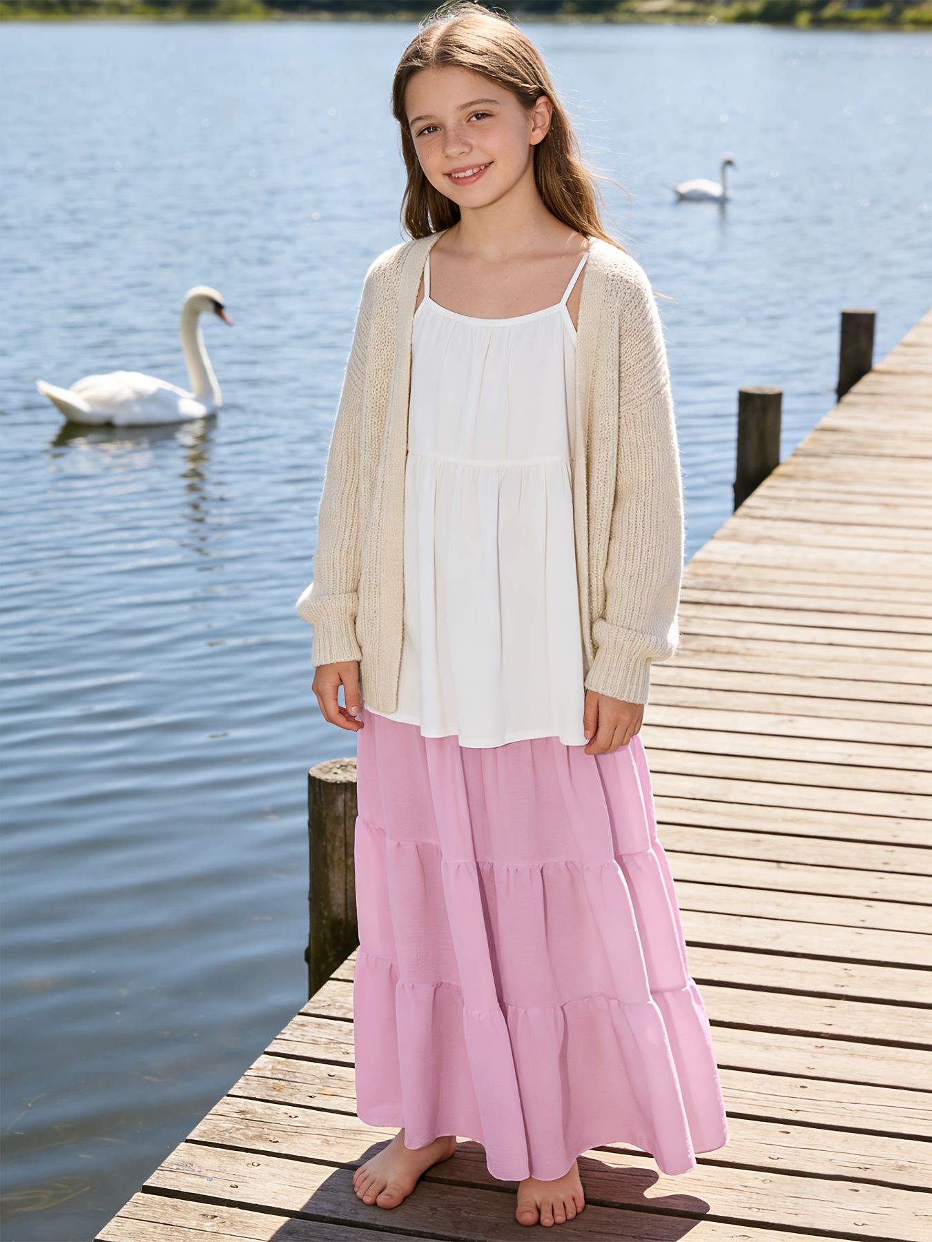 everyday dress Hot Pink Pre-teen Dress  NY Fashion USA