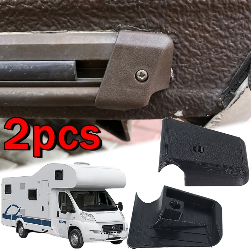 TEMU 2 tapas de para bordes de vehículos de camping, tapas de repuesto para tuberías de RV, tiras decorativas