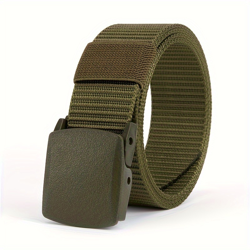 Automatic Buckle Men's Nylon Belts 3 Pack