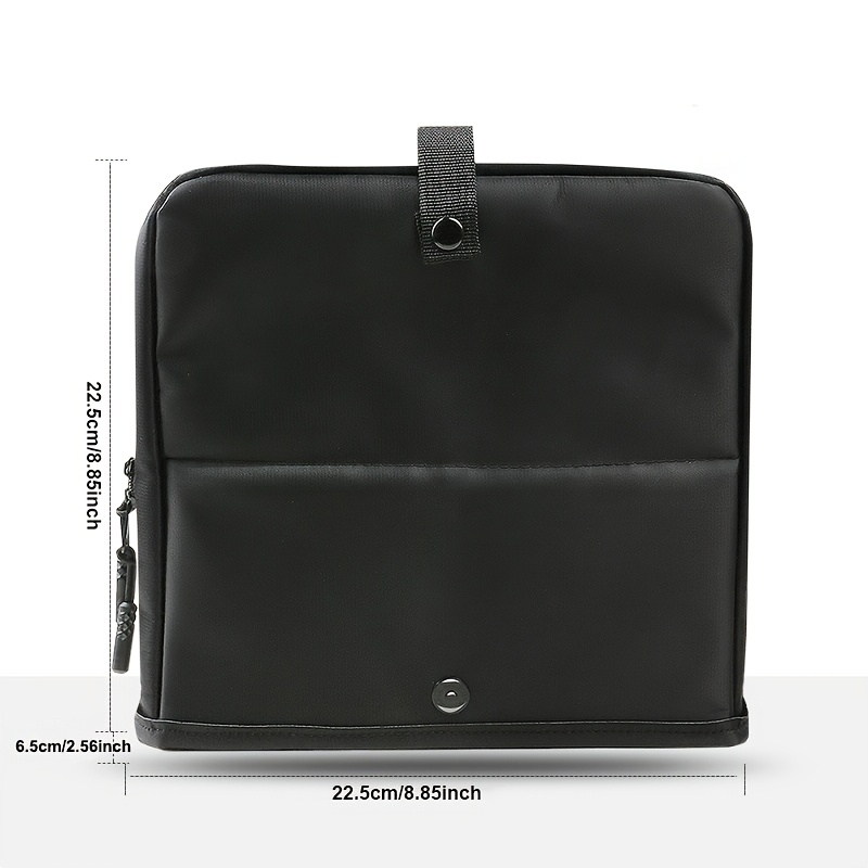 TEMU Großer Make-up-Pinselhalter, tragbarer stehender Make-up-Pinsel-Aufbewahrungsbag, faltbarer Make-up-Pinsel-Reisefutter mit abnehmbarem Trenner,