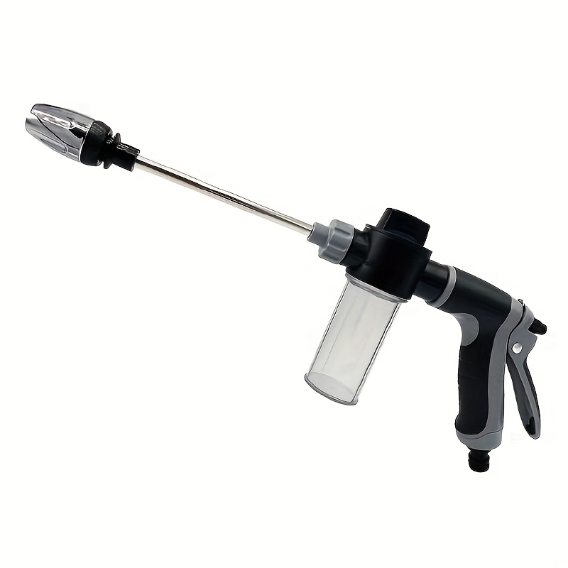 TEMU Portable Pressure Washer Gun - Quick Connect Adapter & 5 Spray Mode Garden Hose Nozzle With Thickened | High-output Car/pet Cleaner, Rv & Patio