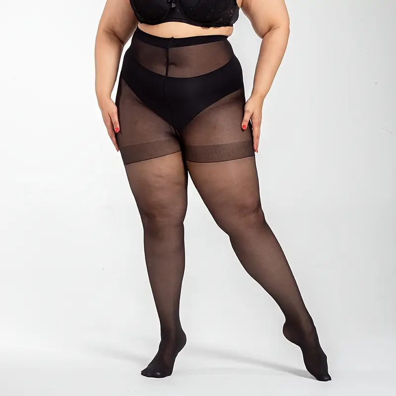 Collant Semi-opachi Lucido Collant Donna Taglie Forti 70D - Elastici, Lucidi E Modellanti, Perfetti Per Ogni Occasione Collant Nylon Lucido Semi-opaco - Foto 10