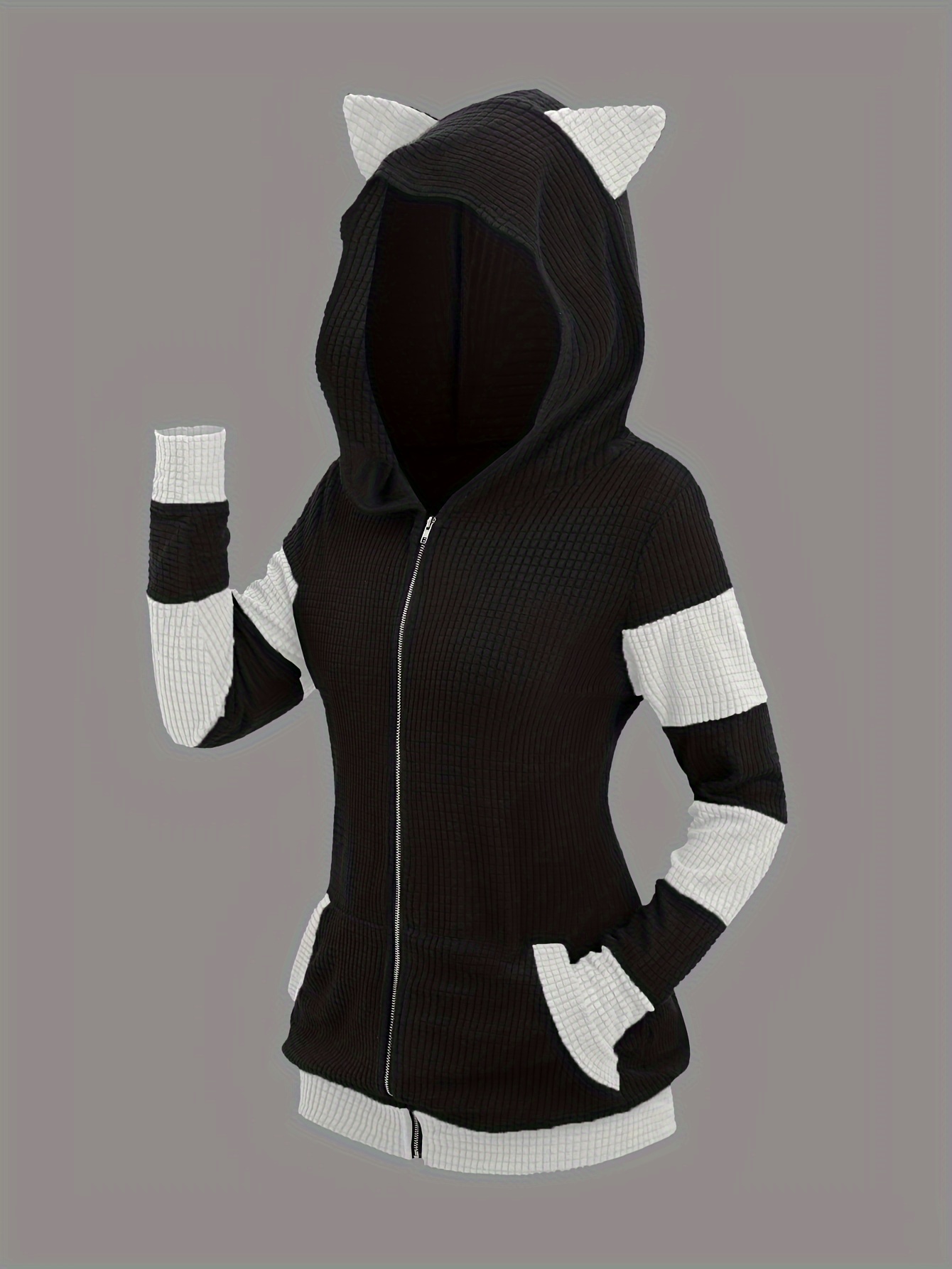 women's plus size casual hoodie cat ears fall/winter - Temu women's plus size casual hoodie cat ears fall/winter - Temu
