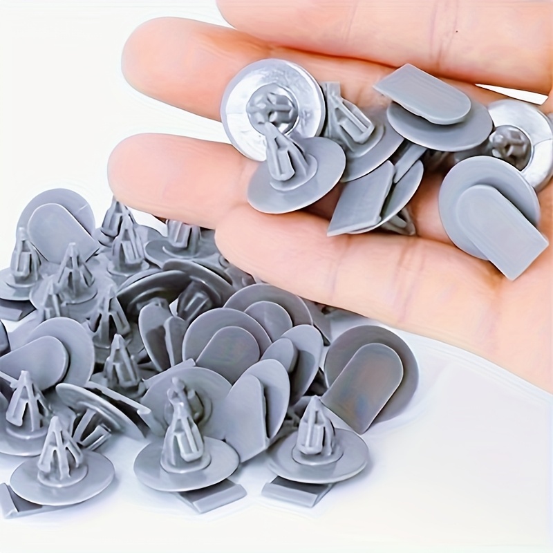 Image of 50pcs Grey Wheel Arch Trim Clips For R50/r52/r53/r56 - Durable Plastic Fender Replacement, Oem 07-13-2-757-821