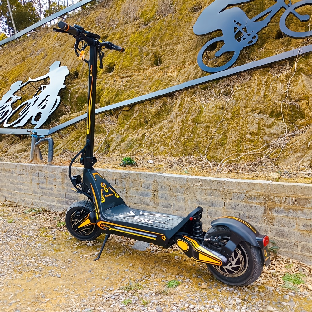 dt06 dual motor 48 miles max range adult all terrain electric scooter suitable for city use foldable lightweight stylish and shock absorbing commuter scooter Product details 2