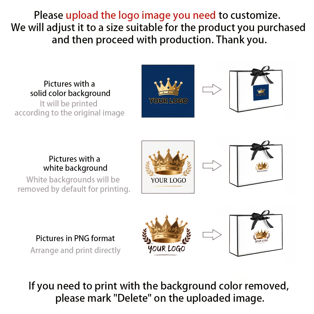 TEMU 20pcs Custom Paper Bags: Lace-trimmed & Ribbon Styles, Personalized (printable Logo). Suitable For Wedding/birthday Favors, Small Product/party