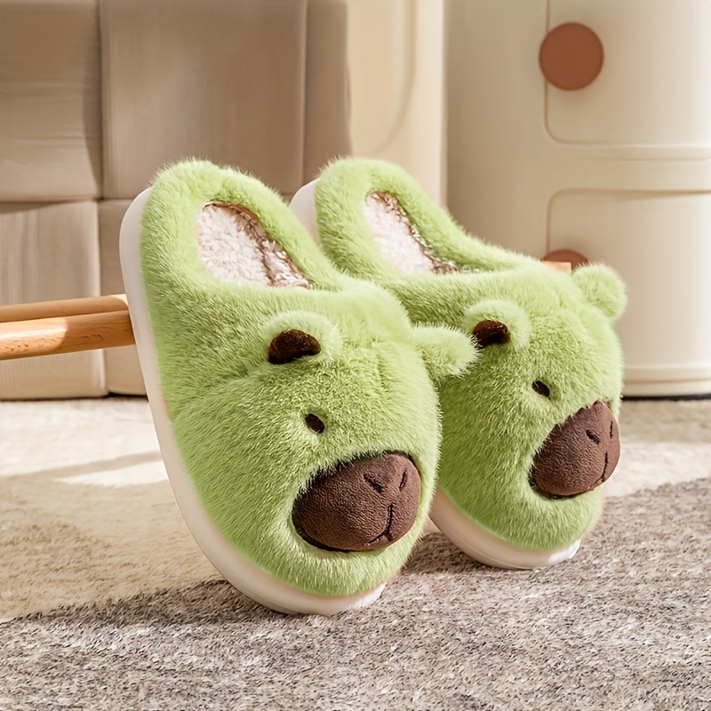 1 pair capybara slippers 1 pair winter cartoon capybara - Temu