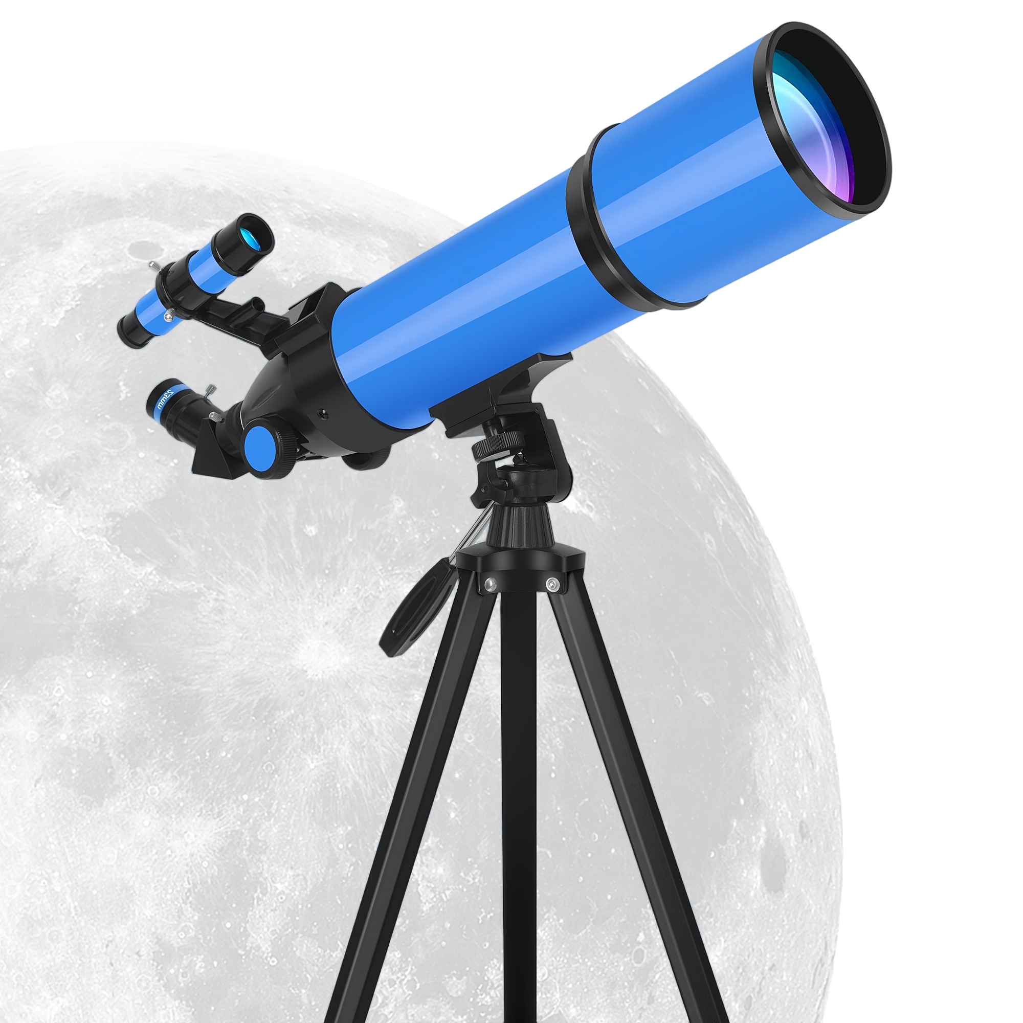 80mm Velika Zaslonka 180x HD Refrakcijski Teleskop, 600mm Goriščna Daljina, 24x-180x Povečava za Opazovanje Zvezd in . Vključuje Adapter za