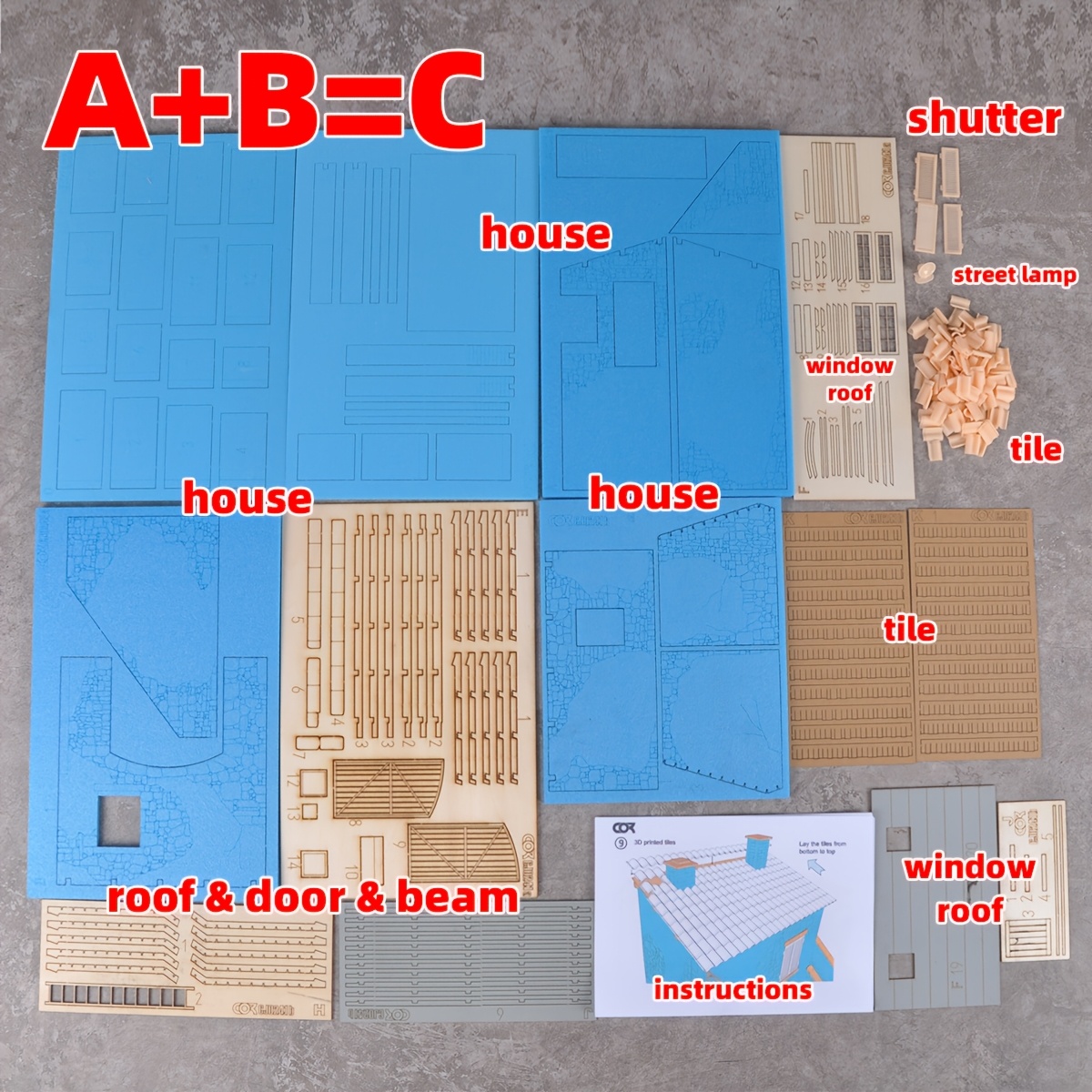 Assembly Architectural Model Rural Area Residence