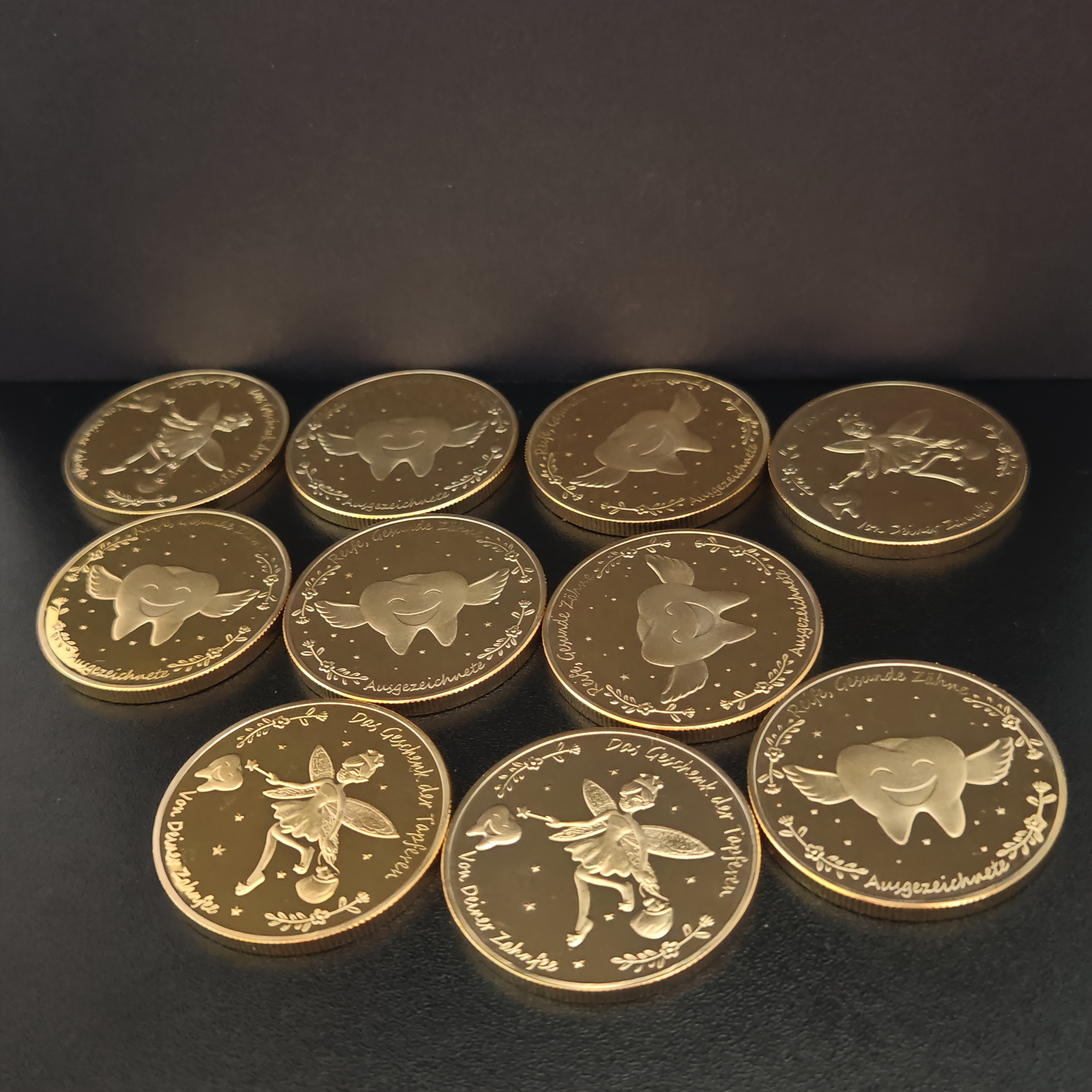 레플리카 코인 새 * 금화, 도금 기념주화, 치아 교체 선물, 장식 소품