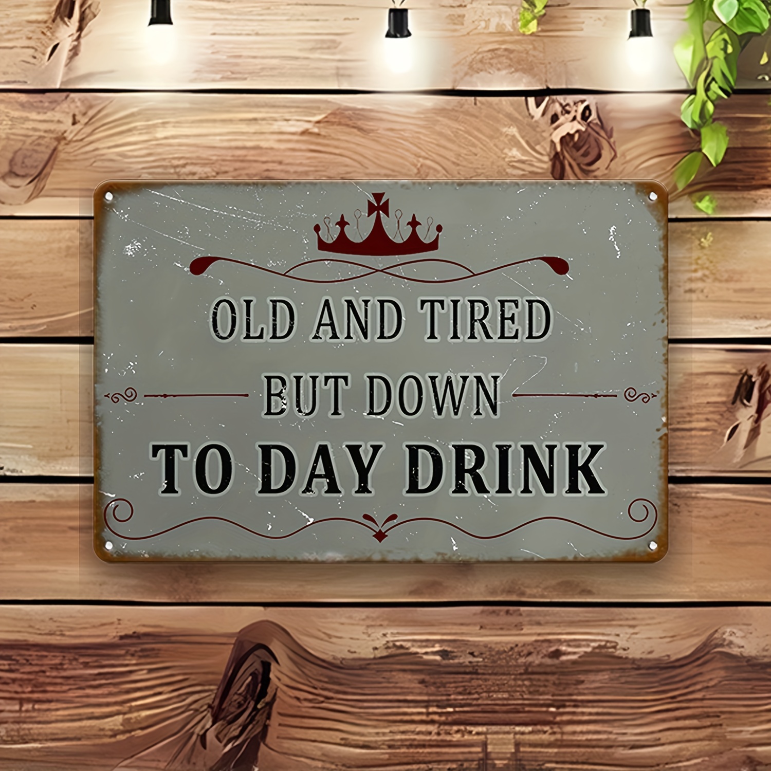 Funny Vintage Metal Tin Sign Perfect Home Bar Garage Coffee - Temu