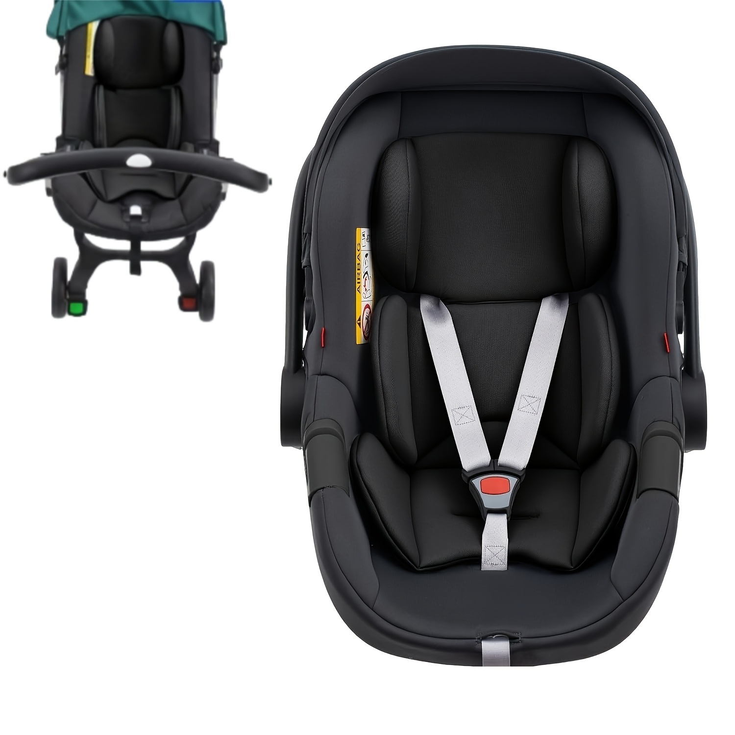 child car seat cushion suitable for newborns breathable mesh child car seat cushion with padded sponge universal child car seat head support suitable for strollers swings and car seats
