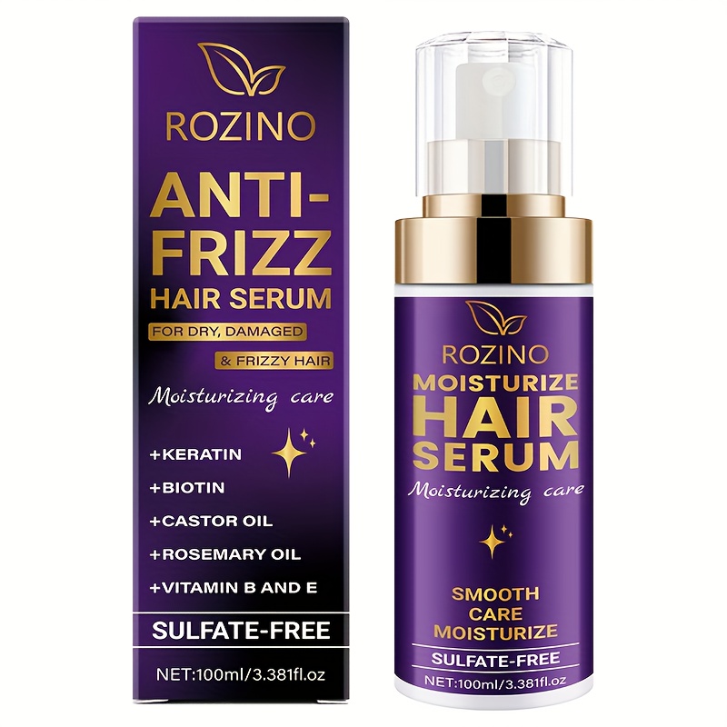 Image of Hair Care Oil Spray, Moisturize, Instantly Frizz, Signs Of Damage And , Repairs Heat Damage/dry Hair, Enhance And - All Hair Types, Curly Hair, Straight Hair, Protection