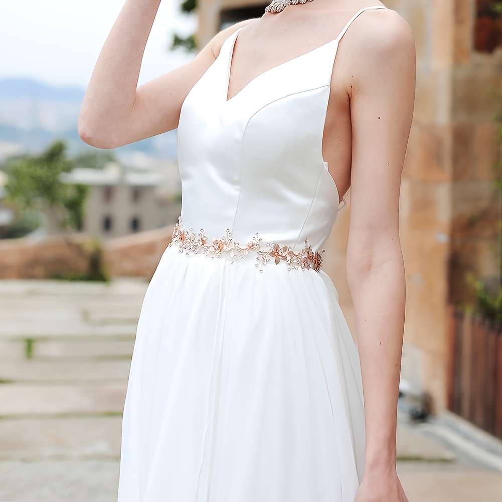 Cintura Cinturon De Flores Para Vestido De Novia Cinturón De