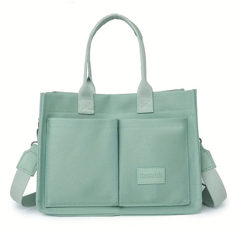 

Tote Bag For Women, Simple Canvas Shoulder Bag, Minimalist Crossbody Bag For Daily Use