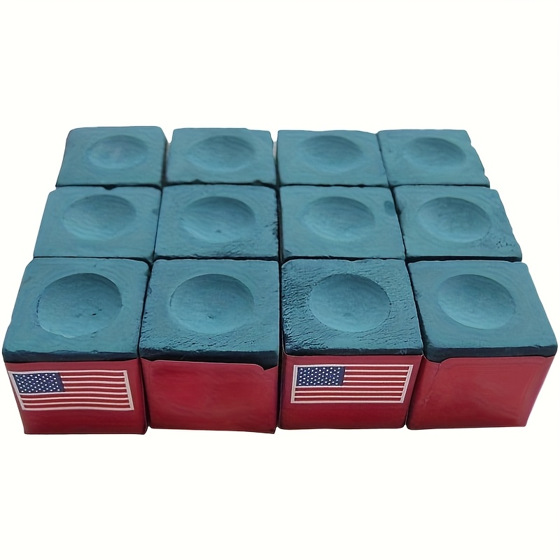 TEMU 12pcs Powder For Billiards, Powder For Billiard Cues, Powder For Billiard Cues, Gun Powder, Snooker Powder