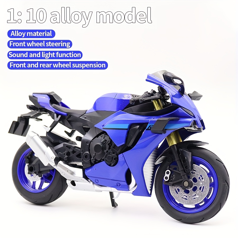 Set De 3 Motos De Juguete En Miniatura De Aleación – Modelos De Carreras Con Función De Retroceso, Regalo Para Niños Y Coleccionistas