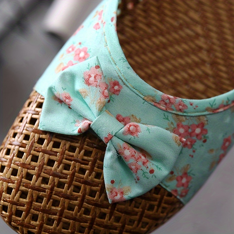 Summer Linen-Blend Cool Slippers, Indoor Non-Slip Thick-Soled Floor Slippers for Women, Home Use, Women Shoes