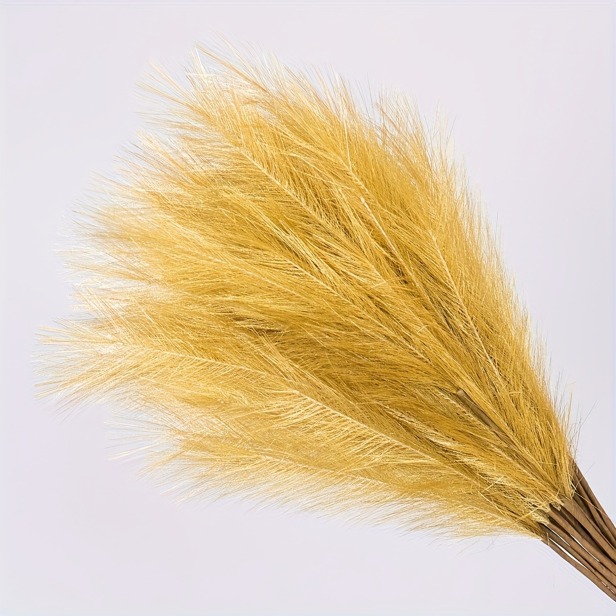 

Boho Pampas Grass Artificial Topiary - 5-branch " Plastic Pampas For Home Decor, Thanksgiving, Christmas, Halloween - Tabletop Decor Without Container For Room Types