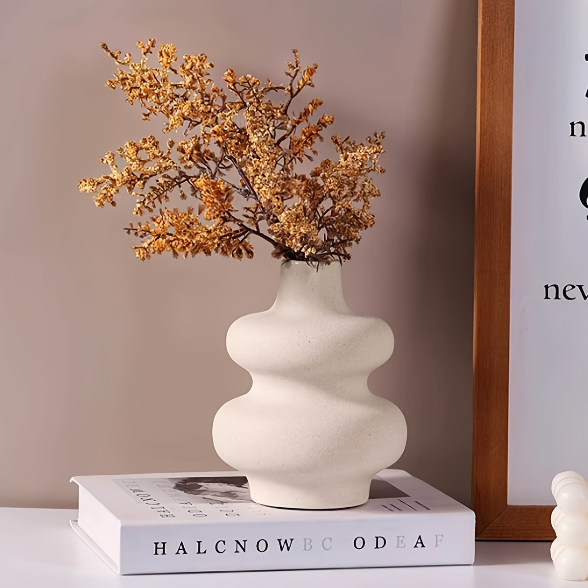 1pc european style plastic vase modern minimalist spiral design high quality durable plastic versatile for floral arrangements home decor battery free artistic centerpiece details 0