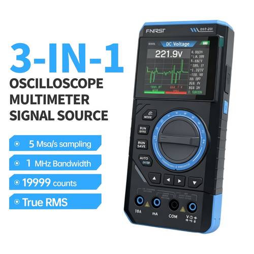 3 in1 digital multimeter oscilloscope source 19999 10mhz 1mhz portable electrician tool