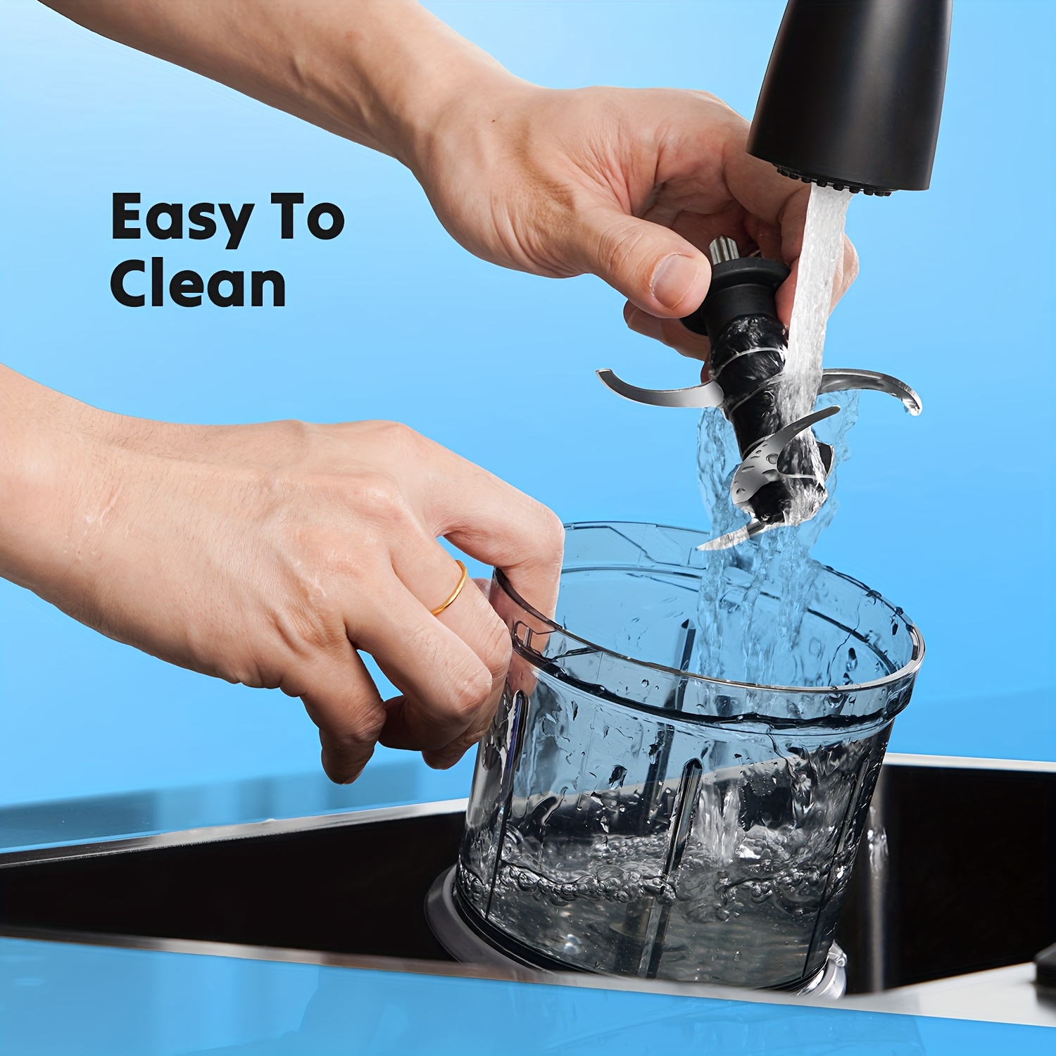 food commercial mixers processor 4 cup electric food chopper small but powerful meat grinder with 2 bowls 2   blades for vegetable meat nuts functions for chopping dicing mixing and puree Product details 5