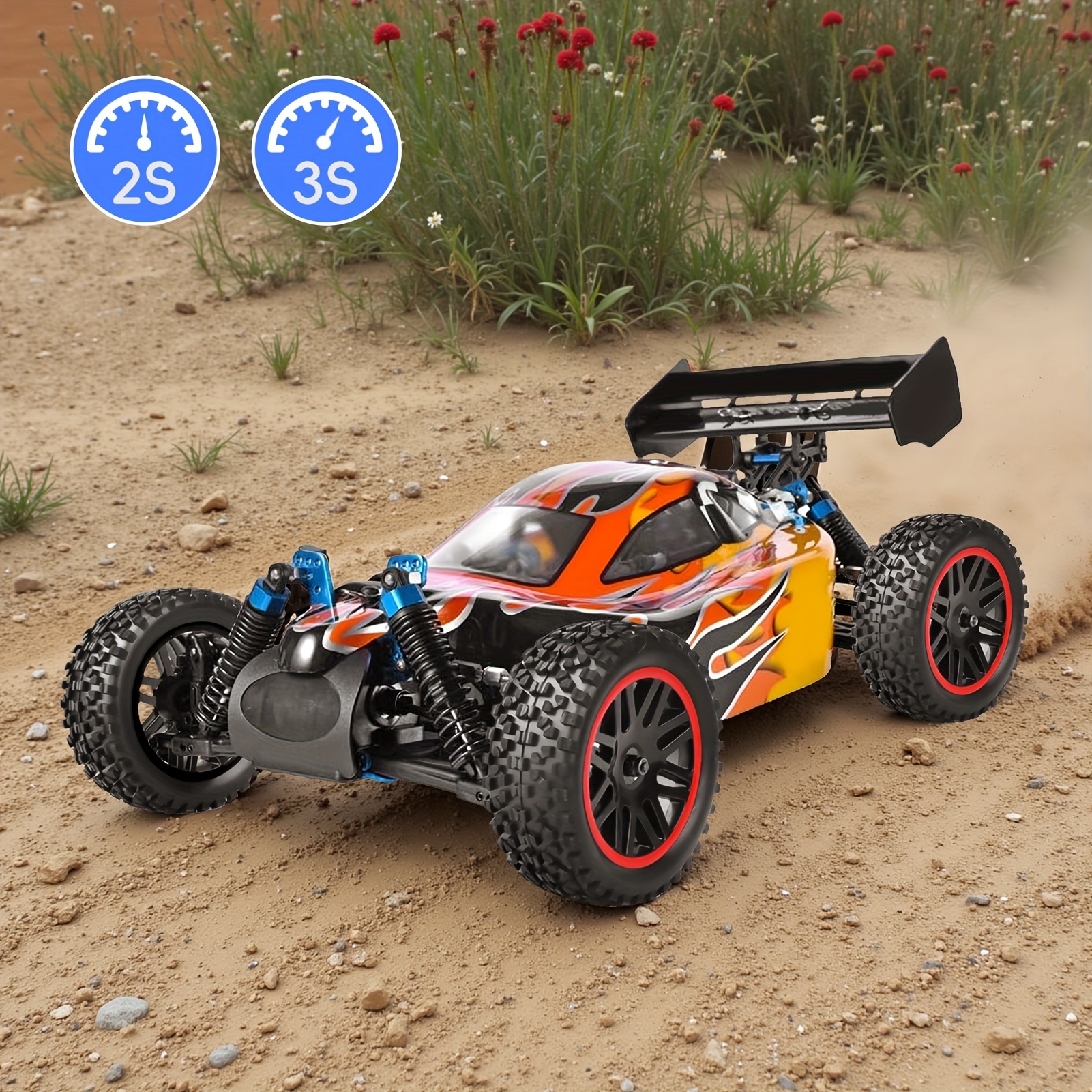   1 10 rc buggy wheels and tires pre   front and rear 12mm hex for   104001 144001     tornado epx pro       hsp   4s brushless