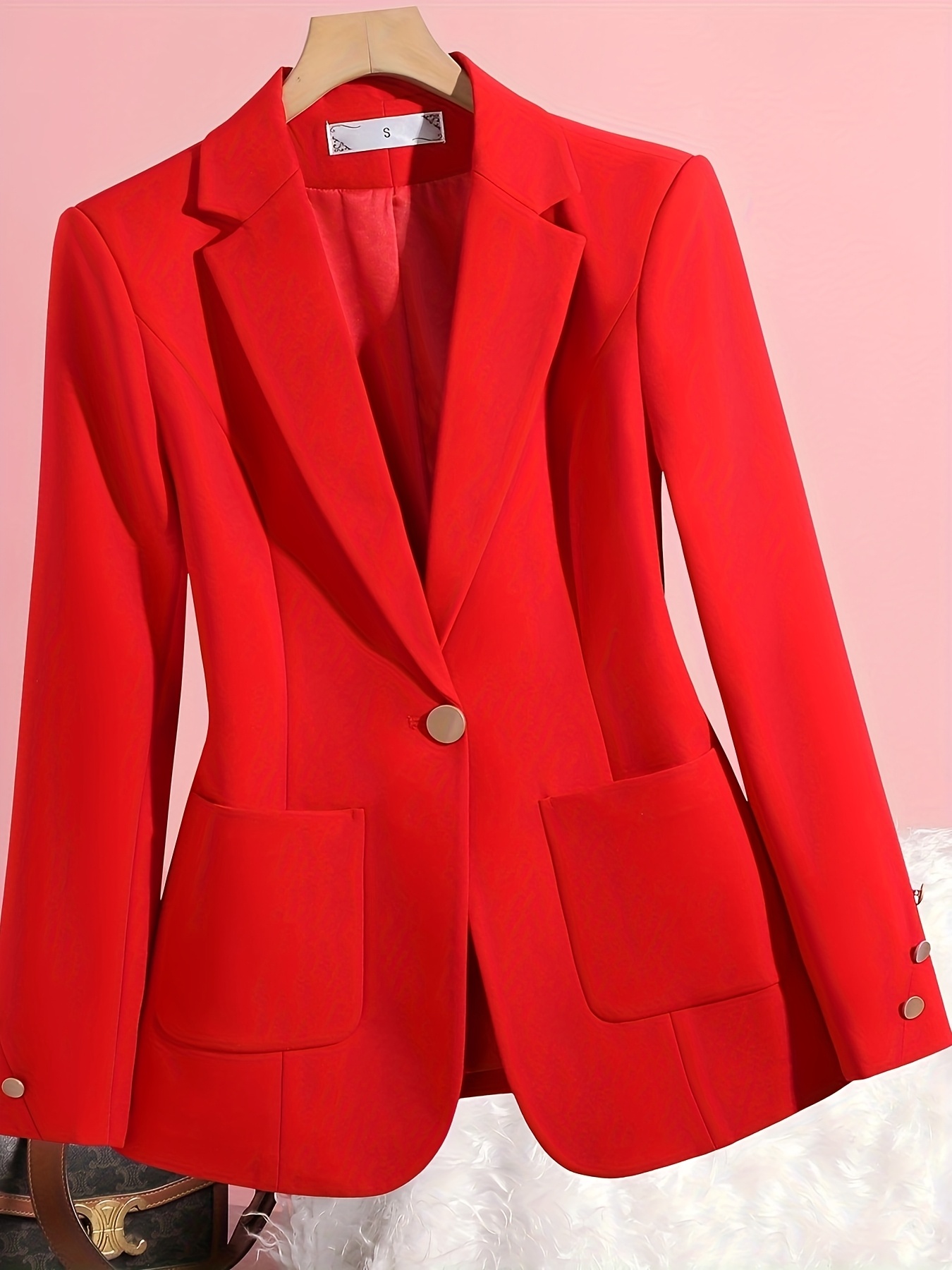 strapless open back dress RED KELLY TAFFETA FEATHER SUIT JACKET | CULT MIA main image 1