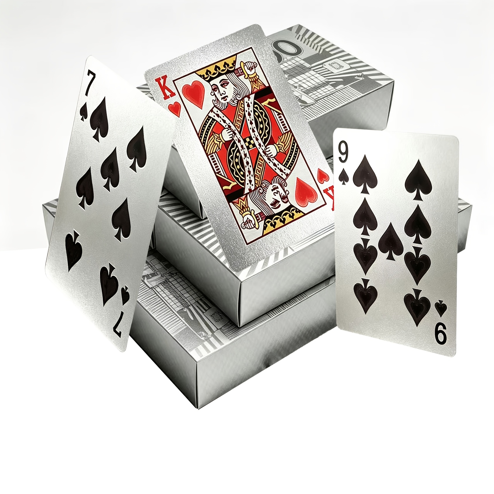 Acetate Playing Cards Made of Sturdy and Thick Plastic