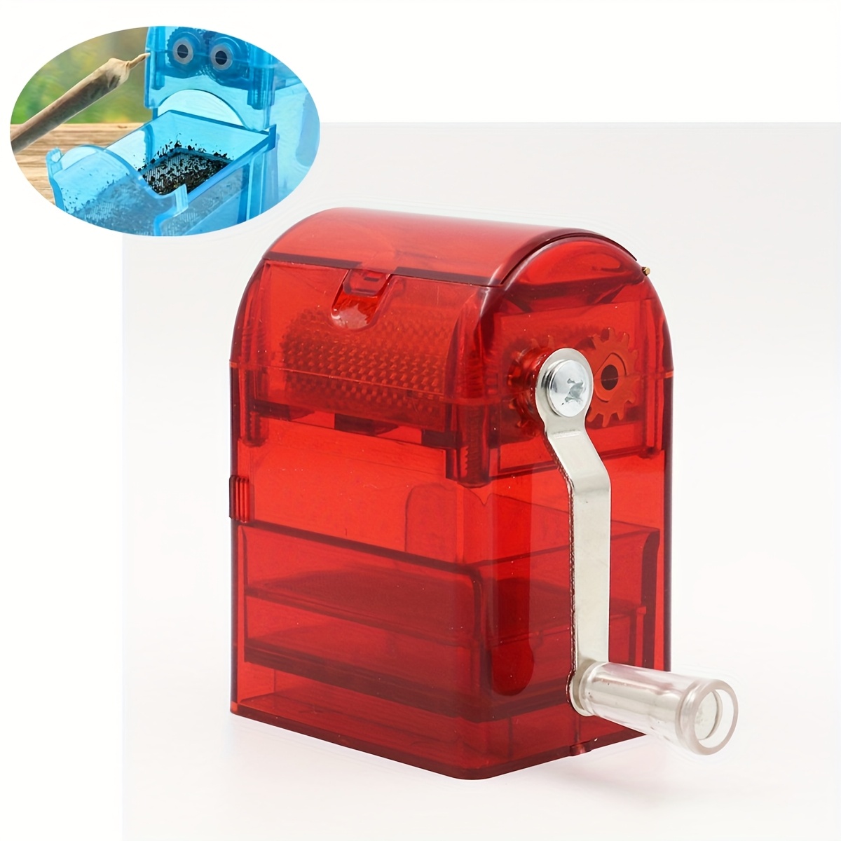 large tobacco grinder 4-Layer Metal Dry Aluminum Herbal Spices Crusher 1pc manual grinder sharp teeth