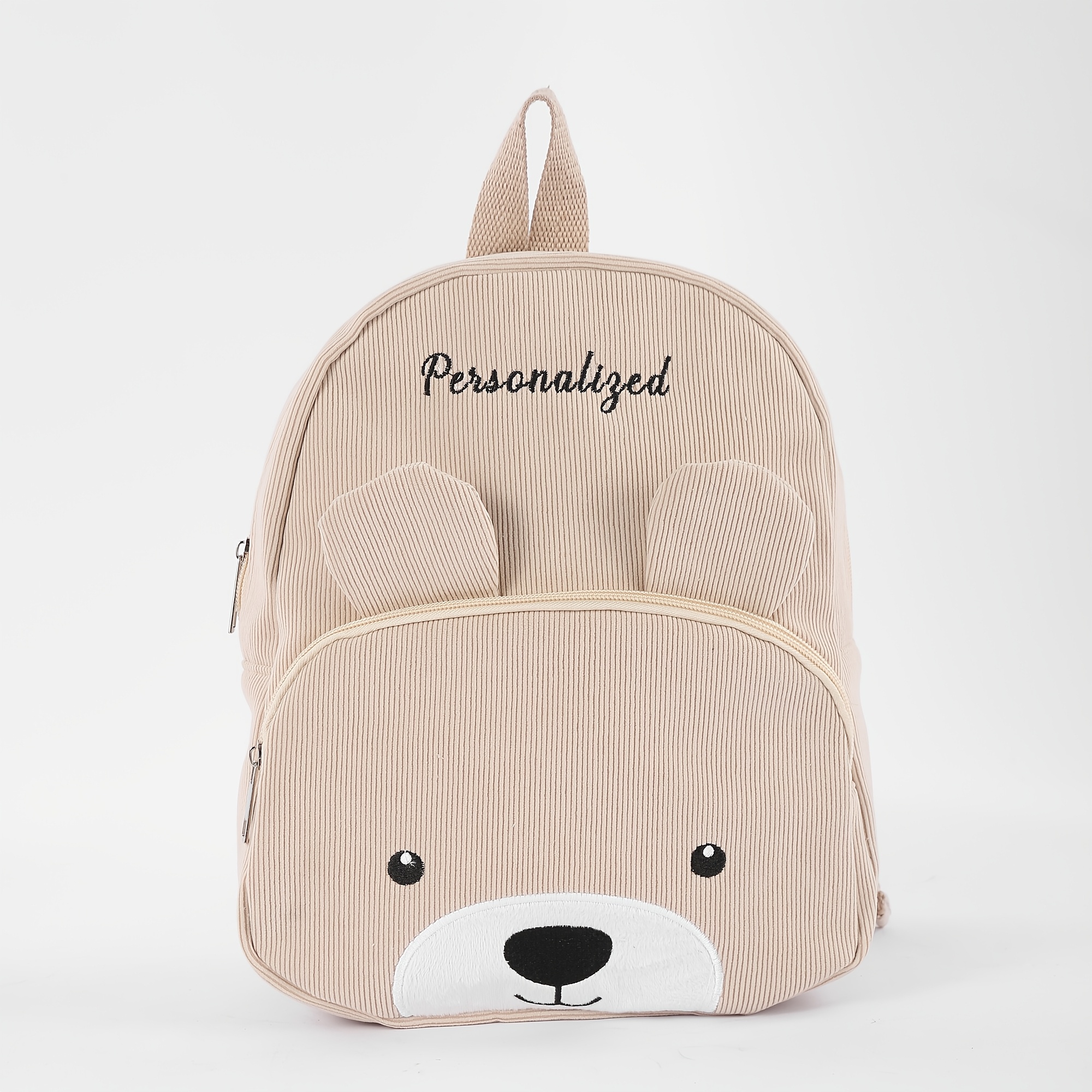 TEMU 1 Mochila de de felpa de oso de peluche bordada y personalizada, con personalización de , adecuada para regalos de y de