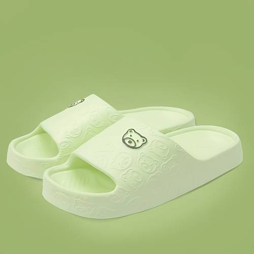 cute eva slides for women comfortable non slip washable indoor outdoor slippers in pink adorable slippers